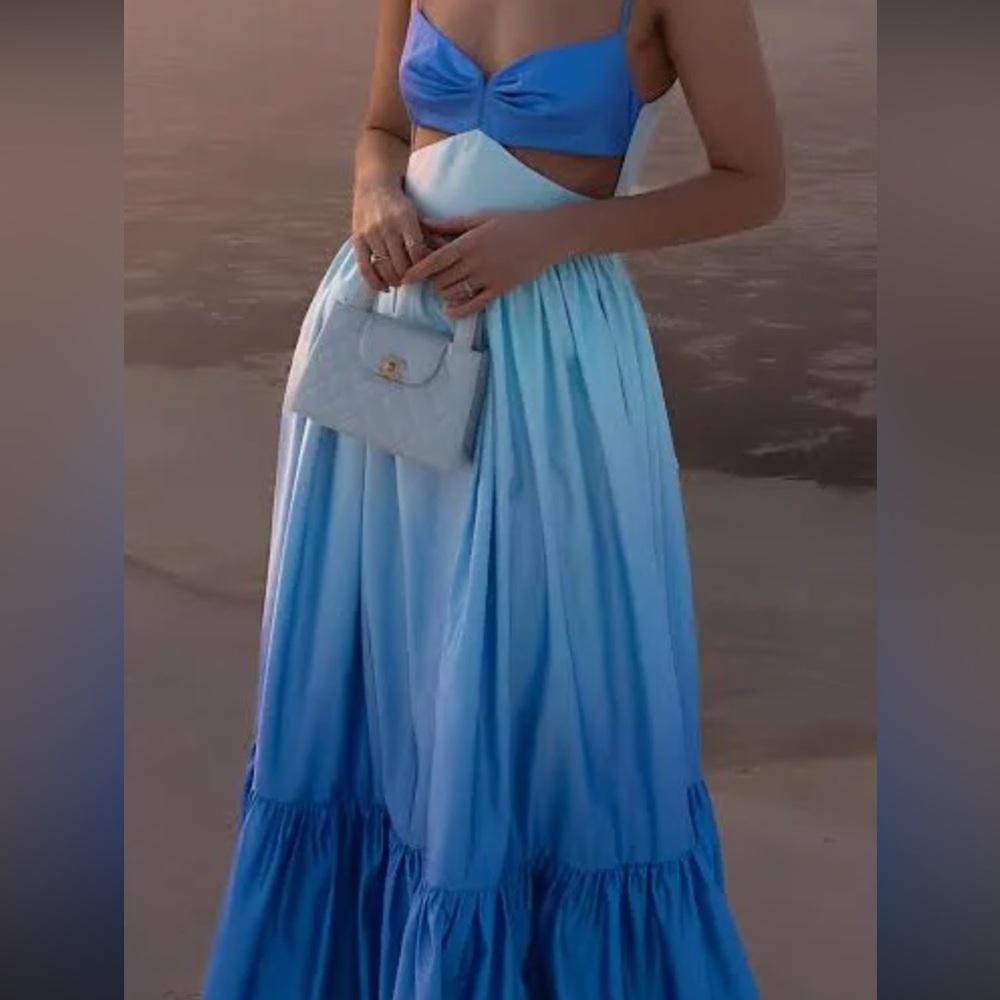 Cut out maxi dress